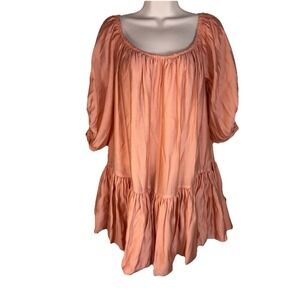 CO by CO Women's Pheasant Style & More‎ Blouse M/L Peach Color